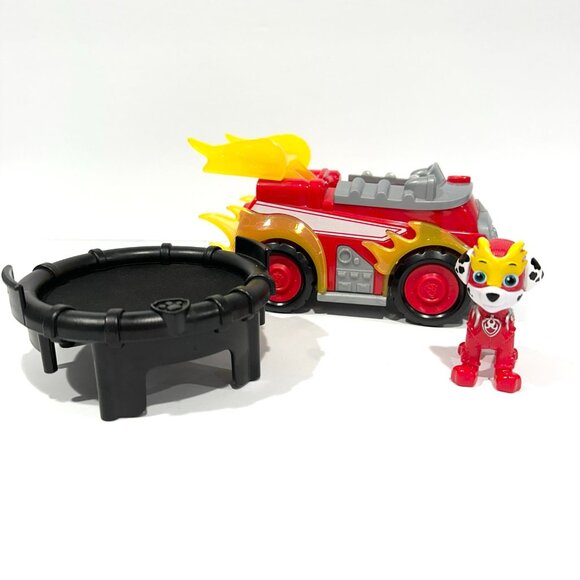 Spin Master Paw Patrol Mighty Pups Super Paws Marshall Figure & Vehicle - Picture 1 of 9
